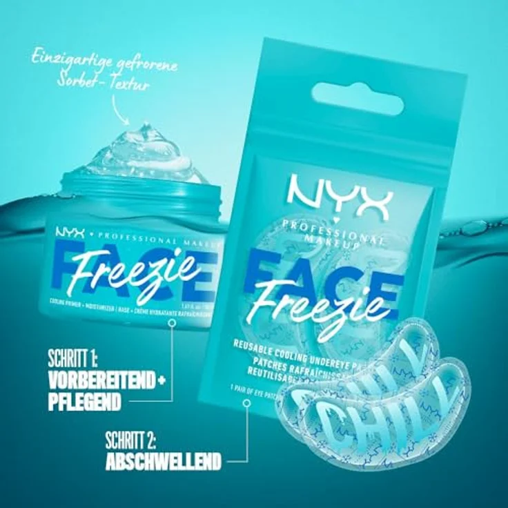 NYX Professional Makeup Face Freezie, Make-up Primer mit kühlender Wirkung, 50 ml, vegan – Bild 6