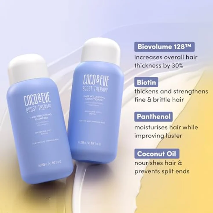 COCO & EVE Boost Therapy Hair Volumizing Conditioner, 280 ml, Volumenspendend mit BioVolume 128™ und erfrischendem Pfefferminzduft – Bild 5