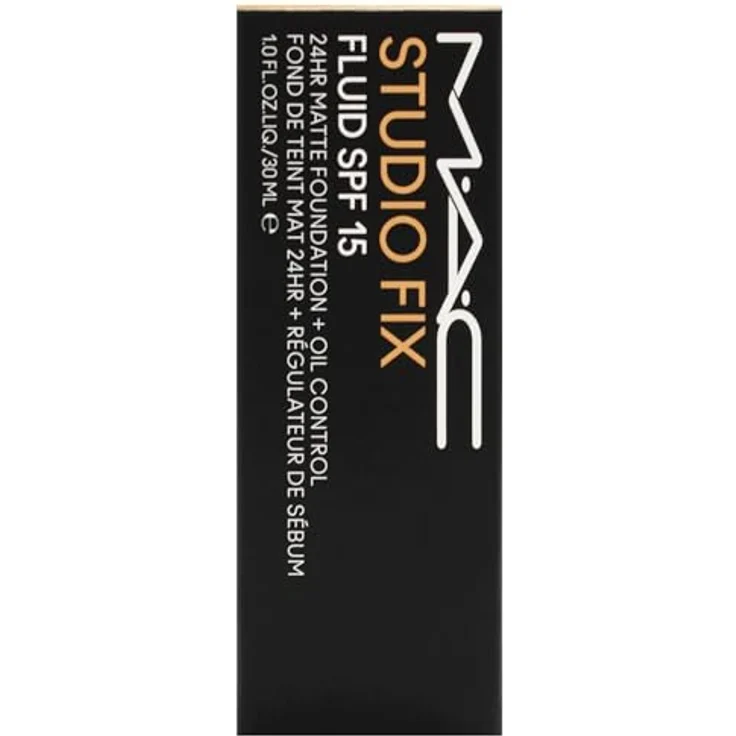MAC Cosmetics Studio Fix Fluid SPF 15 24HR Matte Foundation + Oil Control, Farbton NC35, 30 ml – Bild 5