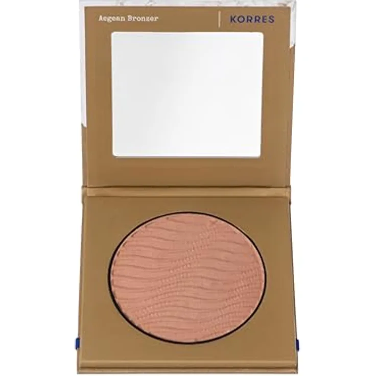 KORRES Aegean Bronzer - Warm Shade, Bronzingpuder für natürlich sonnengeküssten Glow, vegan, 7g