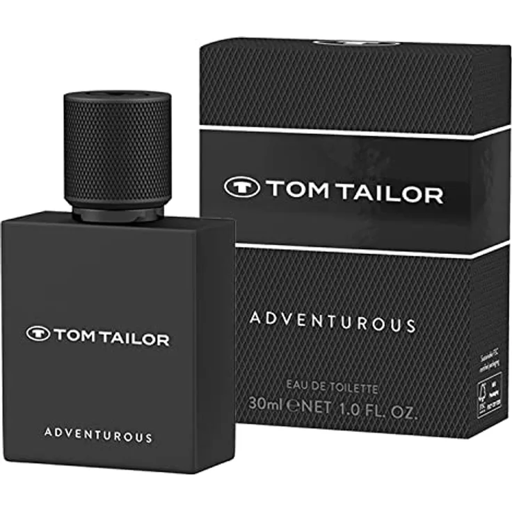 Tom Tailor Herren Parfum Adventurous for him EdT 30ml I holziges aufregendes Männer Parfüm I Bergamotte, Lavandin & Vanille I Casual & einzigartig