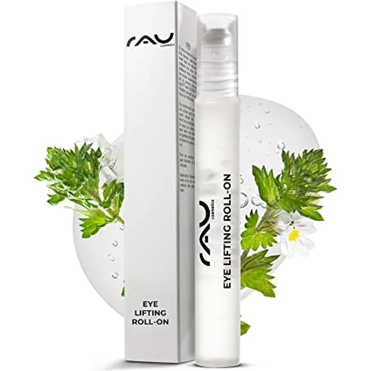 Eye Lifting Roll On 10 ml - Gesicht Serum bei Augenringen, Schwellungen und Falten für die Augenpartie für reife Haut und trockene Haut mit Allantoin,Beautifeye & Eyeseryl - RAU Cosmetics – Bild 1