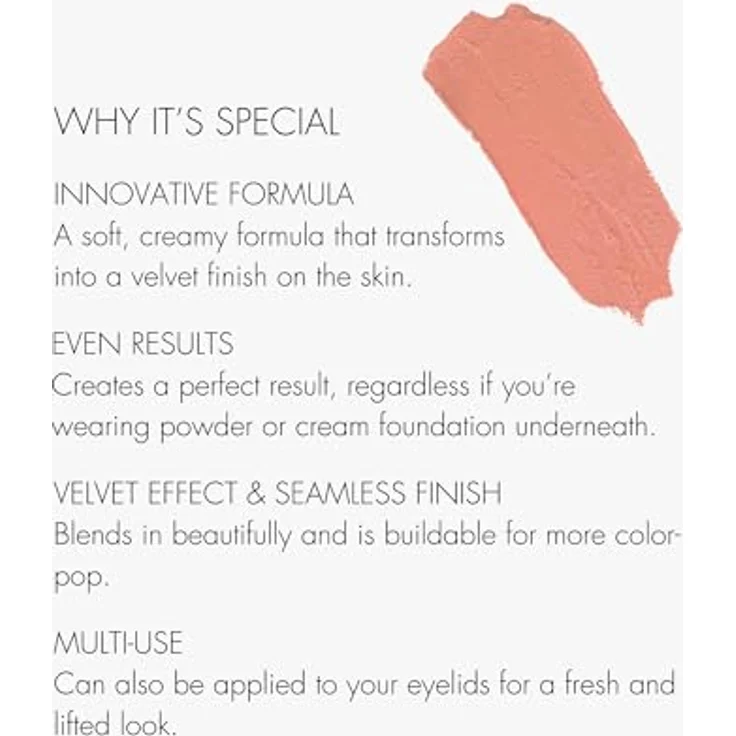 Sweed Teint Air Blush Cream, cremiges Rouge mit hoher Pigmentierung, unisex, 5 g – Bild 4
