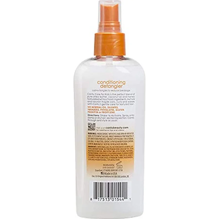 CANTU Care For Kids Conditioning Detangler 177 ml, Pflegt und nährt zerbrechliche Spulen, Locken und Wellen, reduziert Verfilzungen – Bild 2