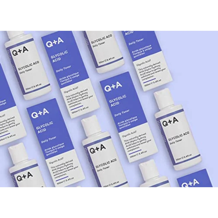 Q+A Glycolic Acid Daily Toner Feuchtigkeitsspendender Gesichtstoner für strahlende Haut 100 ml – Bild 10