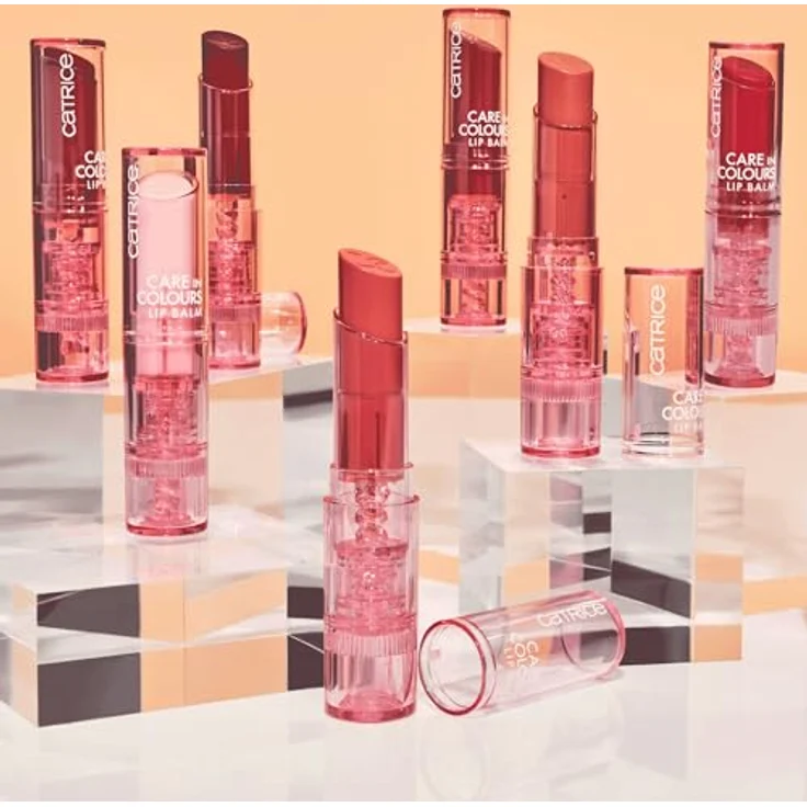 Catrice Care In Colours, feuchtigkeitsspendendes Lippenbalsam, Farbton 080 Happy Hour, 3 g, vegan – Bild 8