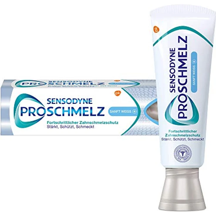 Sensodyne Sanft Weiss Plus, Fortschrittlicher Zahnschmelzschutz - mit Whitening Effekt - Stärkt, schützt, schmeckt, 1 Stk. – Bild 2