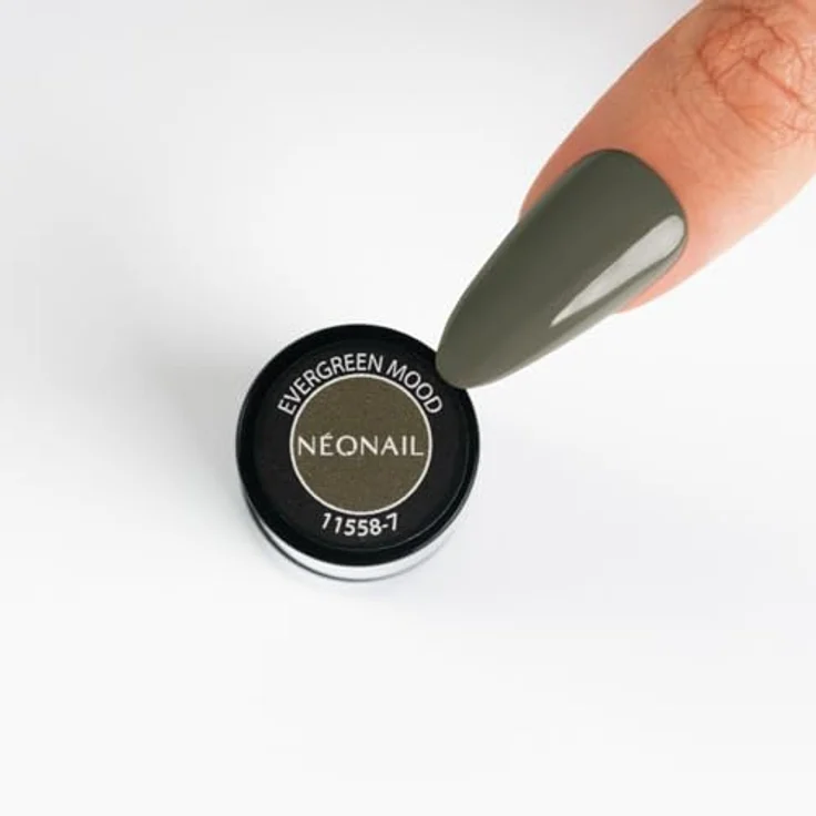 NÉONAIL UV Nagellack 7,2 ml, Olivgrün „Evergreen Mood“, stark pigmentierter UV-Lack für langanhaltende Maniküre bis zu 21 Tage – Bild 3