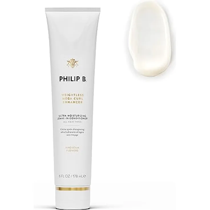Philip B Weightless Mega Curl Enhancer, Leave-In-Conditioner für geschmeidige Locken und reduzierte Frizz, 178 ml