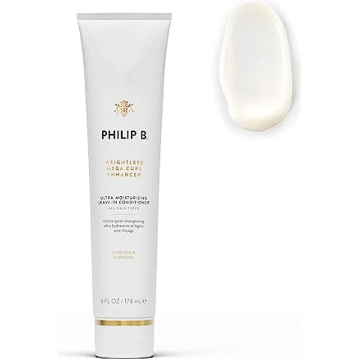 Philip B Weightless Mega Curl Enhancer, Leave-In-Conditioner für geschmeidige Locken und reduzierte Frizz, 178 ml – Bild 1