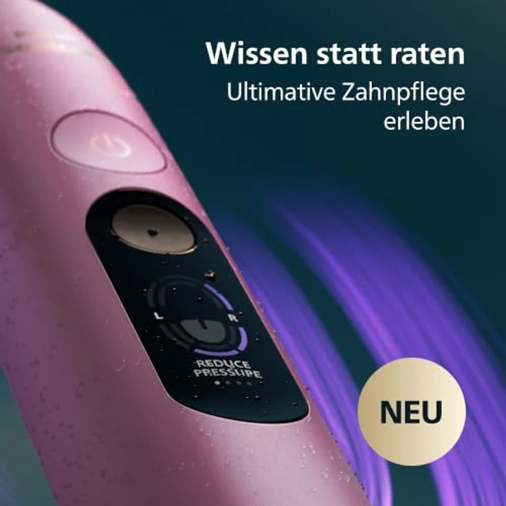 Philips Sonicare 8000 HX8311/15, elektrische Schallzahnbürste mit USB-Aufladung, verschiedenen Reinigungsmodi und Drucksensor für optimale Mundpflege – Bild 3