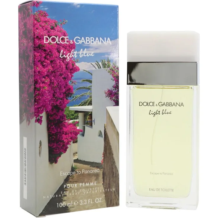 Dolce & Gabbana D&G Light Blue Escape to Panarea Pour Femme, limitierte Sommeredition, Eau de Toilette Spray 100 ml