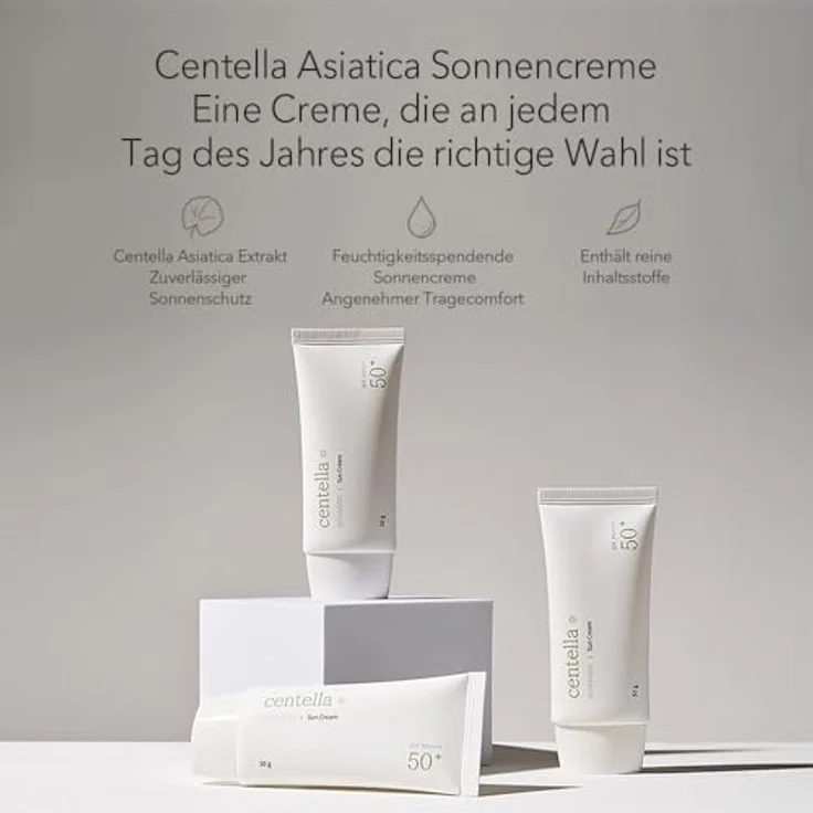 Mixsoon - Centella Sun Cream SPF50+ PA++++ (50g) – Bild 2