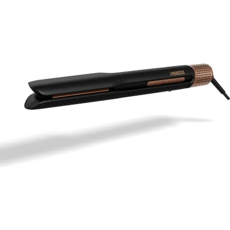 Princess Air Straightener Pro, Warmluft-Glättebürste mit 500 W BLDC-Motor, Temperatur von 25-200 °C, Keramikbeschichtung, Ionentechnologie, 2 Geschwindigkeiten
