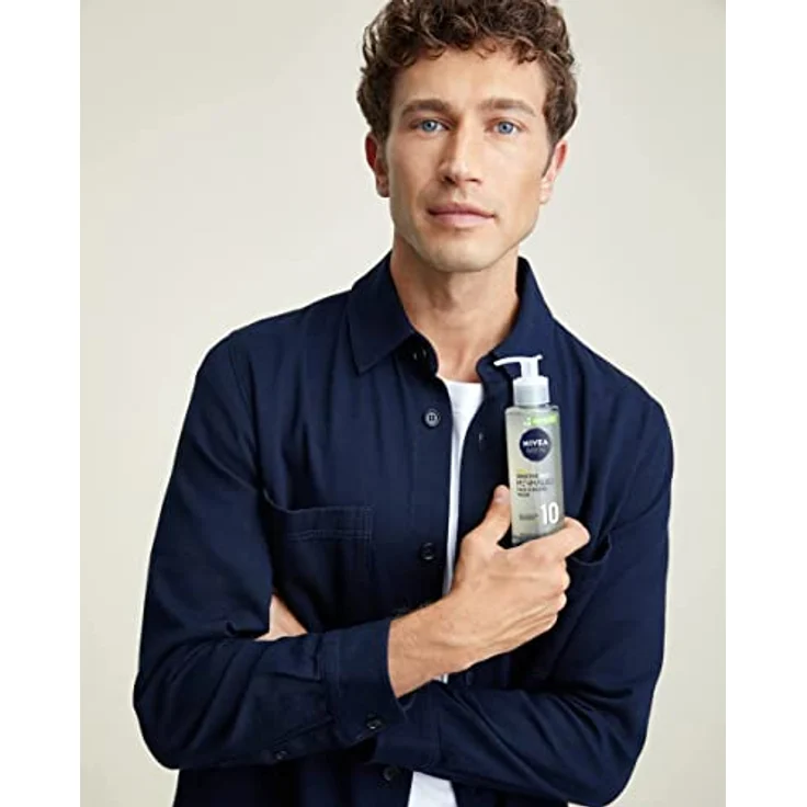 Nivea Nivea Men Sensitive Pro Menmalist Gesicht- Und Bart Waschgel Gesichtsreinigung 200 ml Herren – Bild 5