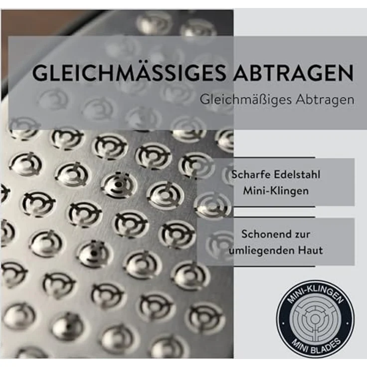 PARSA BEAUTY Hornhautraspel für glatte Füße, professioneller Edelstahl Hornhautentferner mit ergonomischem Design für sanfte Fußpflege – Bild 4