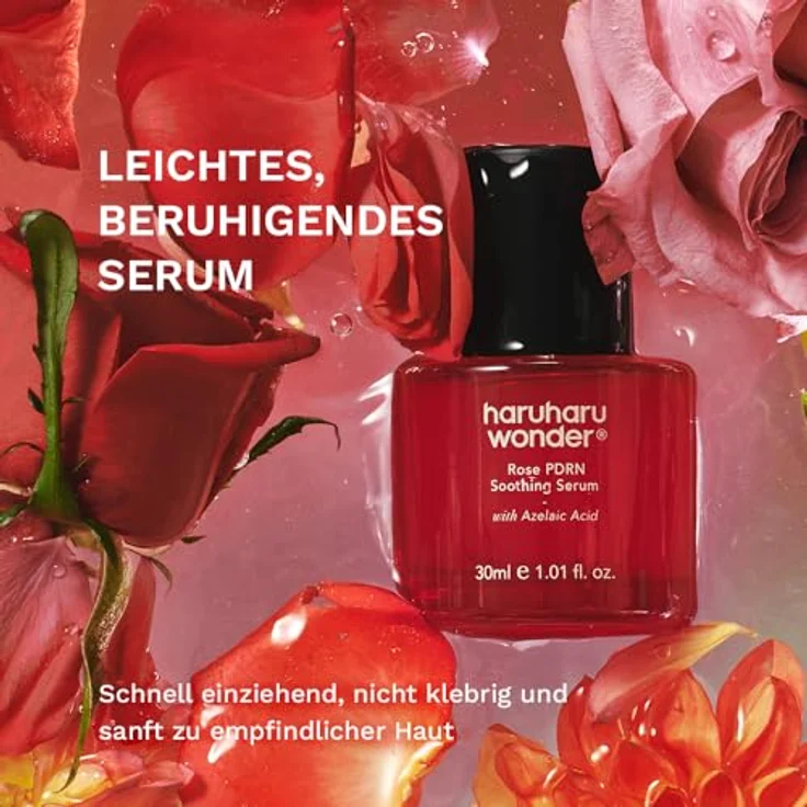 Haruharu Wonder Rose PDRN Soothing Serum, feuchtigkeitsspendendes Gesichtsserum für Regeneration und Hauterneuerung, 30 ml – Bild 8