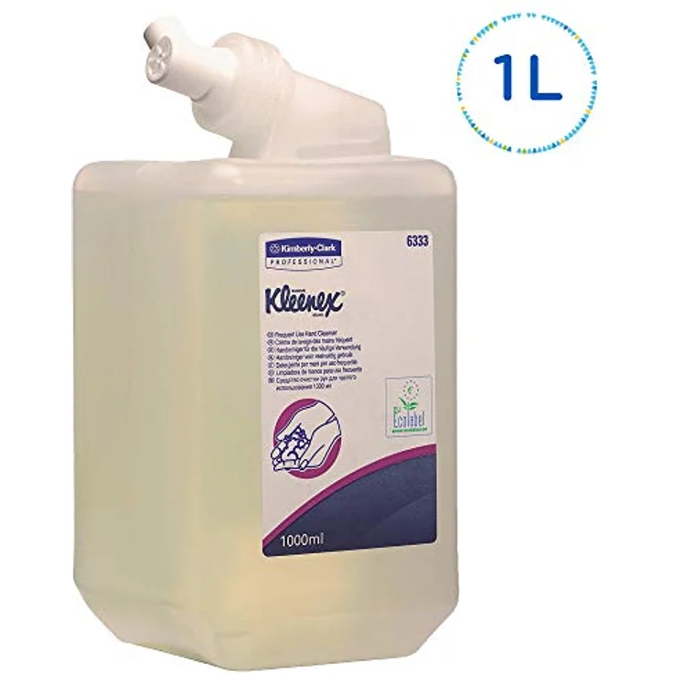 Kimberly-Clark Sanfte Waschlotion, Handseife ohne Duft, transparent, 1000 ml, geeignet für Spender 9000 474 121 – Bild 3