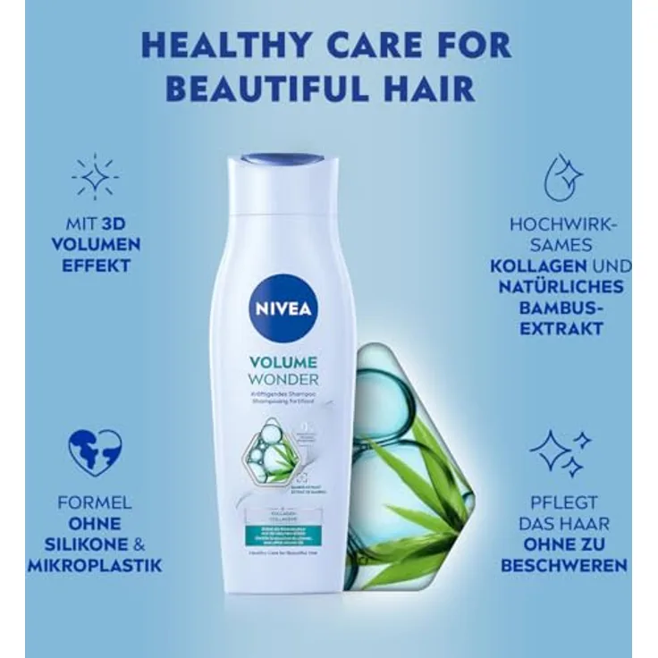 NIVEA Volumen & Kraft pH-Balance Haarshampoo 250 ml