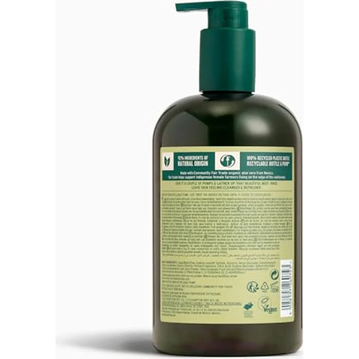The Body Shop OLIVE Duschgel 750 ml, vegan, 92 % natürliche Inhaltsstoffe, für alle Hauttypen, erfrischender Duft mit Olivenöl und Aloe Vera – Bild 2