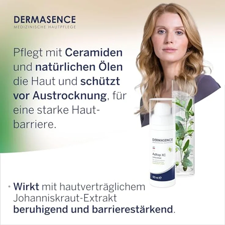 DERMASENCE Adtop XC Lipidcreme, 50 ml - Intensiv rückfettende Creme für extrem trockene Hautstellen - Mit Ceramiden und natürlichen Ölen – Bild 4