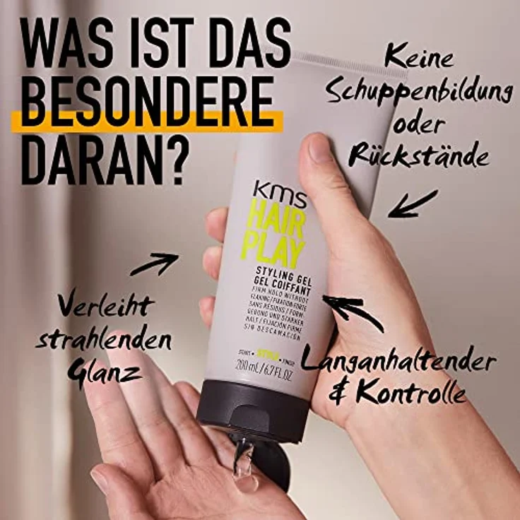 KMS Hairplay Styling Gel 200 ml – Bild 2