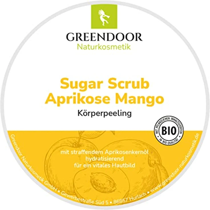 GREENDOOR Körperpeeling SPARSET Sugar Scrub FRUCHT 690g, 3 Zuckerpeeling, Naturkosmetik vegan, ohne Mikroplastik, natürliche Hautpflege – Bild 5