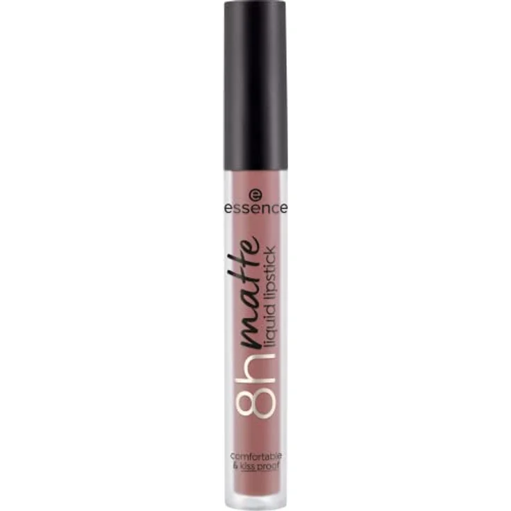 essence 8h matte liquid lipstick, Nr. 02, Braun, langanhaltend, mattierend, schnelltrocknend, matt, vegan, wasserfest, ölfrei, ohne Alkohol, 1er Pack (2.5ml) – Bild 2
