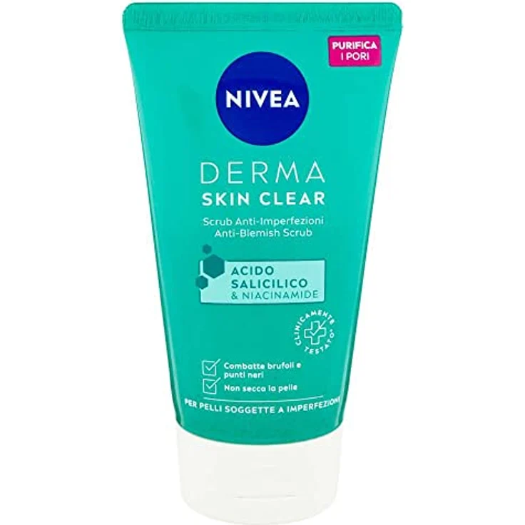 NIVEA Derma Skin Clear Peeling gegen Unvollkommenheiten, 150 ml – Bild 1