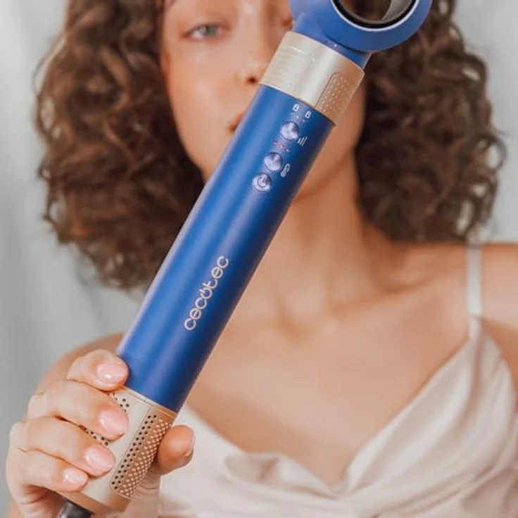 Cecotec Bamba CeramicCare 14in1 AirGlam, Warmluftbürste mit 1400 Watt, Keramikbeschichtung, Ionen-Technologie und 3 austauschbaren Bürstenköpfen – Bild 6