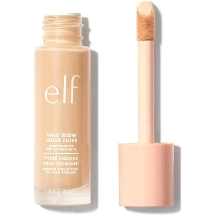 e.l.f. Cosmetics Halo Glow Liquid Filter Foundation, 31,5 ml, für einen strahlenden Teint, Farbton 0 - FAIR – Bild 1