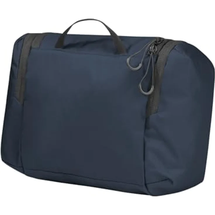 Jack Wolfskin WANDERMOOD WASHBAG, Beauty Case mit 6 Innenorganisierern, verstaubarem Aufhängehaken und abnehmbarem Spiegel – Bild 2