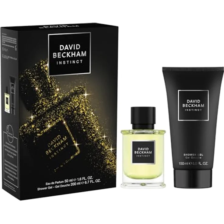 David Beckham Instinct Eau de Parfum- und Duschgel-Geschenkset für Männer, Fougère-Zitrusduft, 50 ml + 150 ml – Bild 2