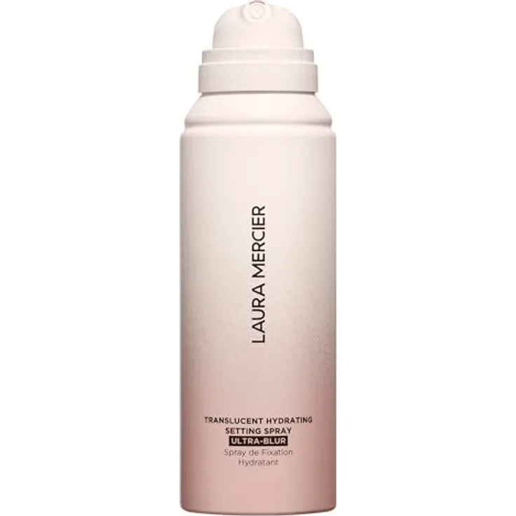 LAURA MERCIER Translucent Hydrating Setting Spray, Ultra-Blur Fixing Spray mit 98,5 % hautpflegenden Inhaltsstoffen, transparent