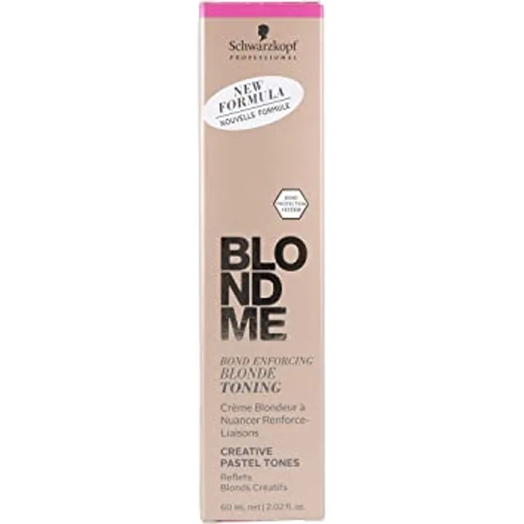 Schwarzkopf Blondme Toning Intense (Dt) Granit 60 ml, Standard, Único, Haartonung für intensive Farbergebnisse