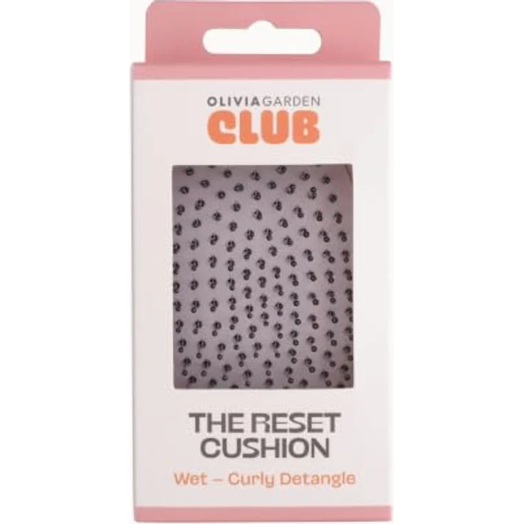 Olivia Garden Club THE RESET CUSHION Wet & Curly Detangling Cushion, Pink, ideales Entwirren für nasses und trockenes Haar mit flexiblen Nylonborsten – Bild 1