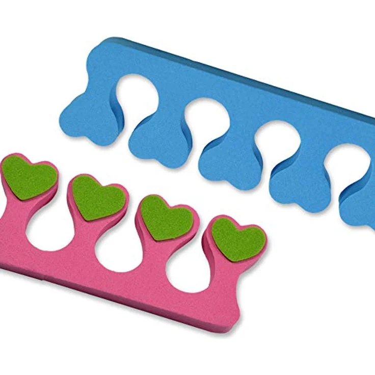 K-Pro Zehenspreizer & Fingerspreizer Set, 8 Stück weiche Abstandhalter aus Schaumstoff für Nailart, feuchtigkeitsschützend & wiederverwendbar – Bild 4