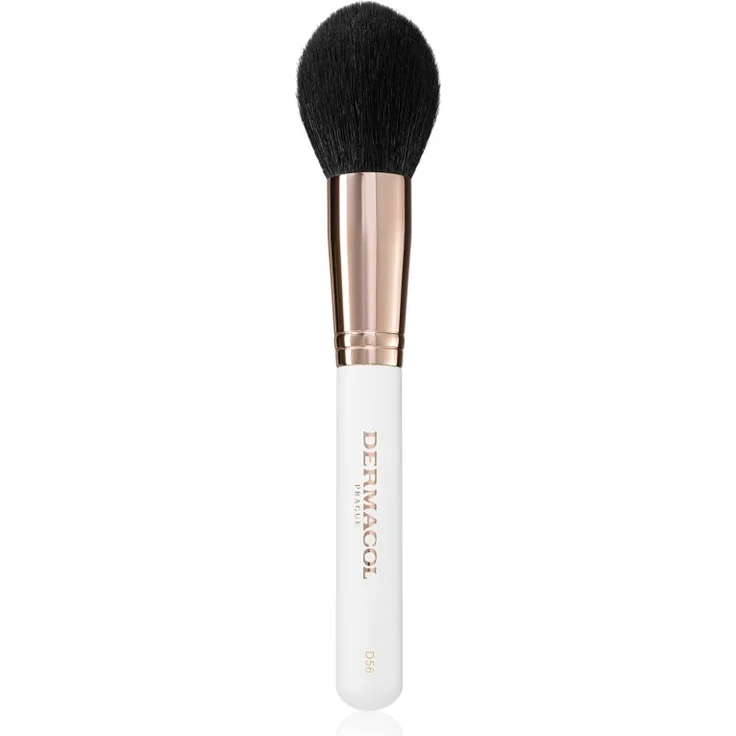 Dermacol Accessories Master Brush by PetraLovelyHair Puder und Rouge Pinsel D56 Rose Gold - Profi Pinsel aus Naturfasern, präzise und einfach anzuwenden