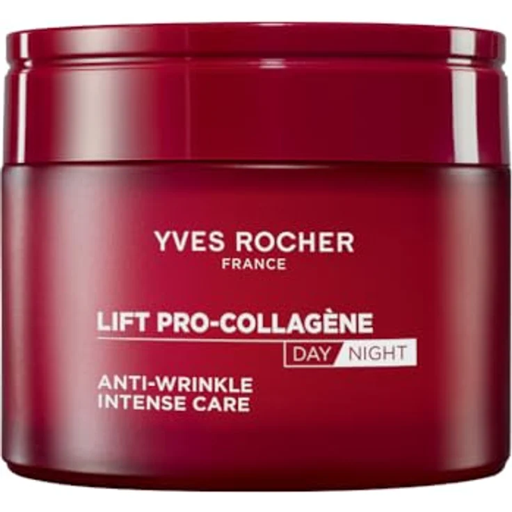 Yves Rocher LIFT Pro-COLLAGÈNE - Intensivpflege Anti-Falten-Behandlung für Tag und Nacht - 75 ml, mit Kollagen und Hyaluronsäure, glättet, füllt auf und nährt – Bild 1