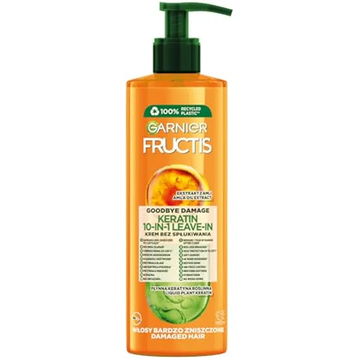 Garnier Fructis Goodbye Damage 10in1 Leave-In Conditioner für geschädigtes Haar, 400ml, intensive Feuchtigkeit und Regeneration
