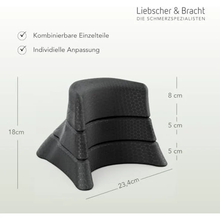 Liebscher & Bracht Nackenretter, 3-tlg. Nacken-Massagegerät mit Aufsatz und zwei Sockeln, inkl. 3 Monate Zugang zur Liebscher & Bracht App – Bild 5