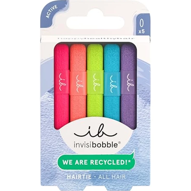 invisibobble Hair Tie Neon Glow, Haargummis für Damen, 5 Stück im Set – Bild 1