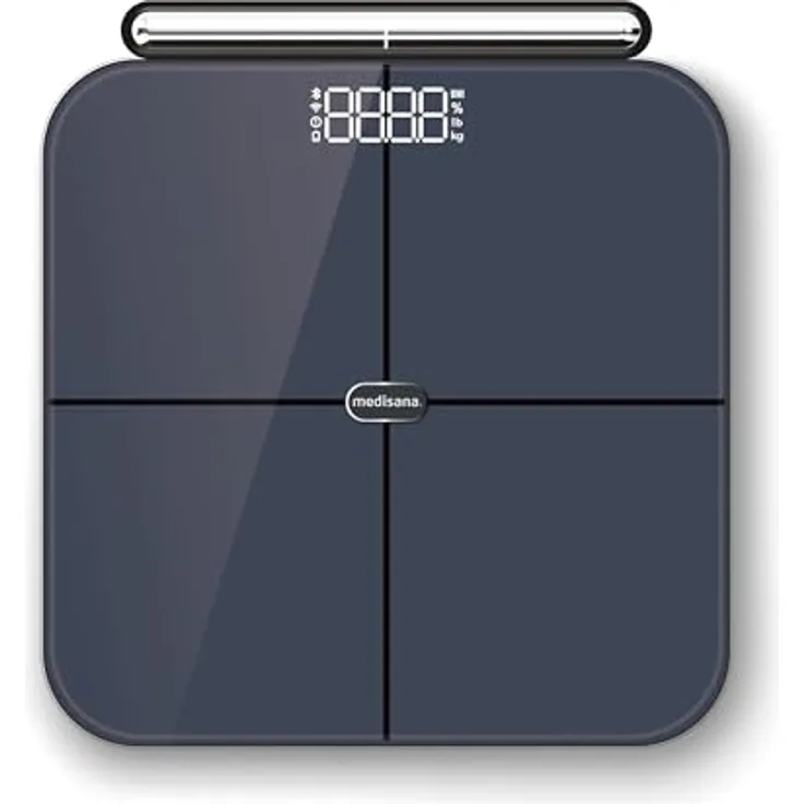 Medisana BS 850 connect Körperanalysewaage mit 8 Elektroden, präziser Ganzkörpermessung, Bluetooth App-Anbindung, automatischer Abschaltung