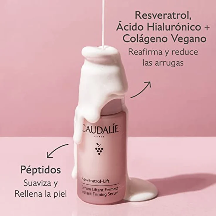 Caudalie Resveratrol Straffendes Lift-Serum 30 ml mit Liftig Wirkung für reife Haut – Bild 2
