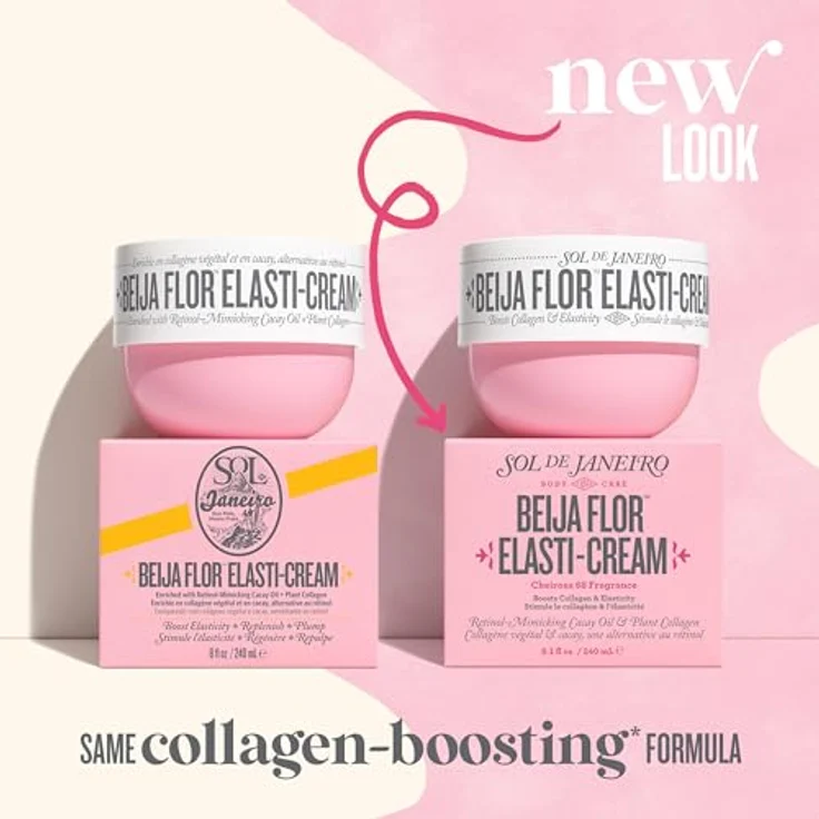 SOL DE JANEIRO Beija Flor Collagen Cream 240 ml - Tief hydratisierende Bodylotion, verbessert Elastizität und reduziert Aschigkeit – Bild 2