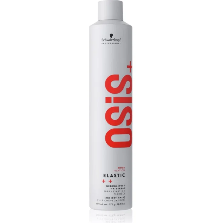Schwarzkopf Professional Osis+ Elastic Haarspray, 500 ml mit mittlerer Fixierung und Hitzeschutz für Damen