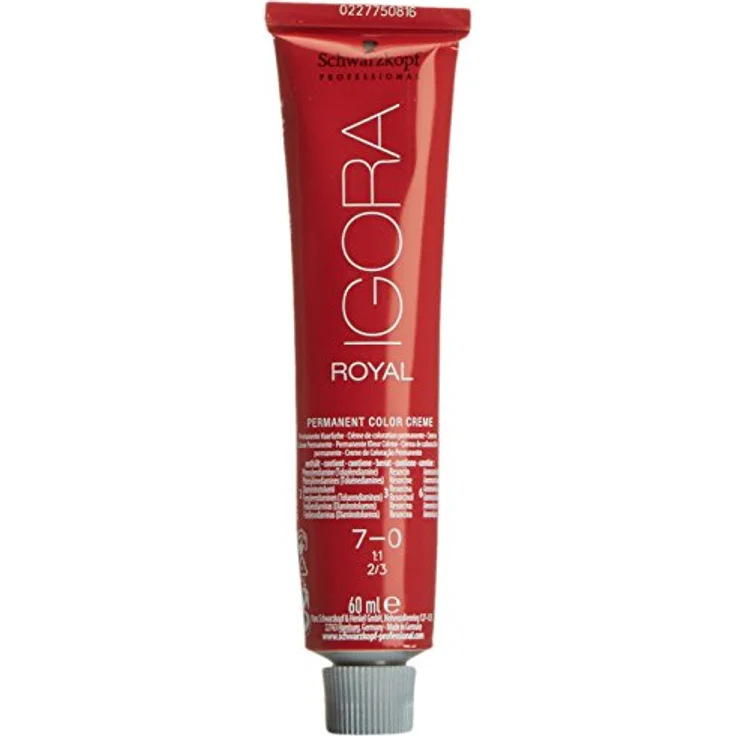 Schwarzkopf Igora Royal Premium-Haarfarbe 7-0 mittelblond 60 g – Bild 3