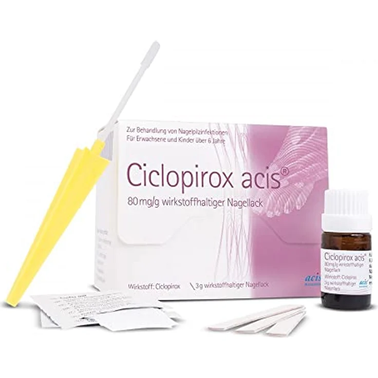 CICLOPIROX acis 80 mg/g wirkstoffhalt.Nagellack 3 g – Bild 2