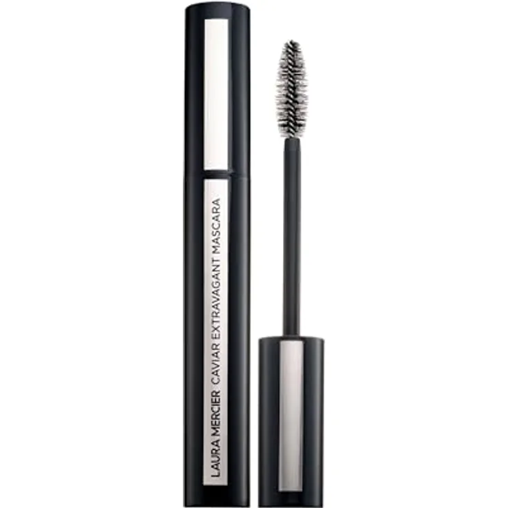Laura Mercier Caviar Extravagant Mascara, Mini Schwarz, Volumen & Länge, 8,5 ml