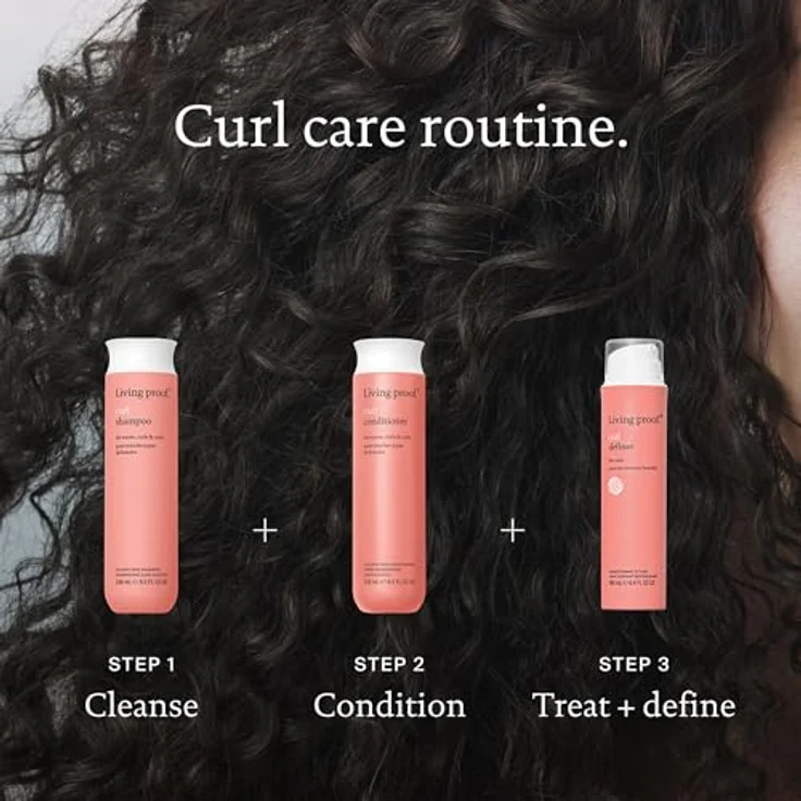 Living Proof Curl Shampoo, 60 ml, cremiges, schaumarmes Shampoo mit Healthy Curl Complex für definierte und stärken Locken – Bild 8